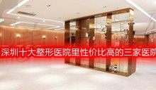 测评2022年深圳正规十大整形医院里性价比高的三个医院