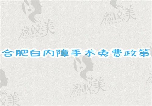 合肥白内障手术免费政策解读，60岁的老年人只要符合条件就可申请