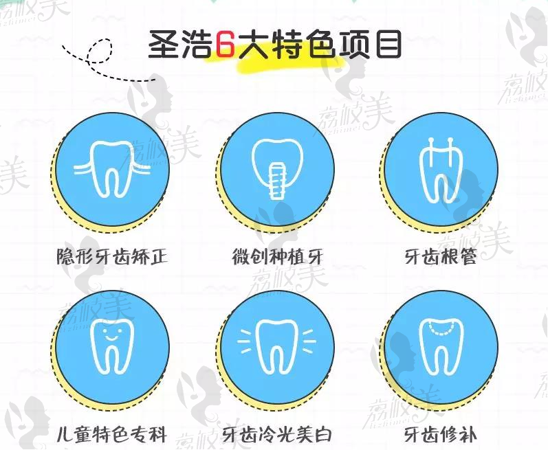 深圳圣浩齿科口腔连锁6大特色项目