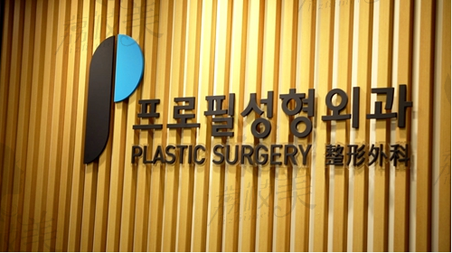 韩国普罗菲耳（profile）整形外科门头