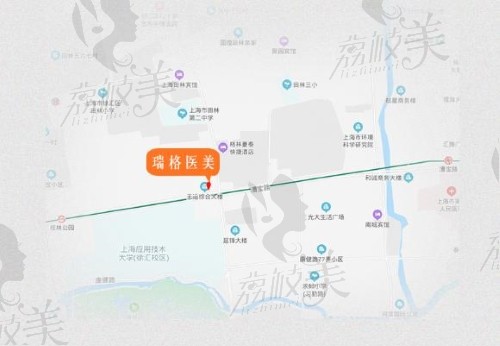 上海瑞格医疗美容门诊部来院路线