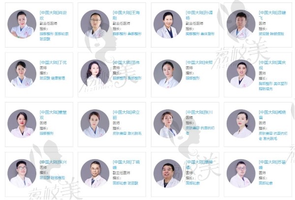 黑龙江超龙医疗美容医院医疗团队