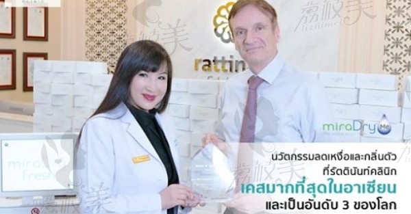 泰国拉蒂安Rattinan整形医院执行院长Rattinan Treeratana资质荣誉