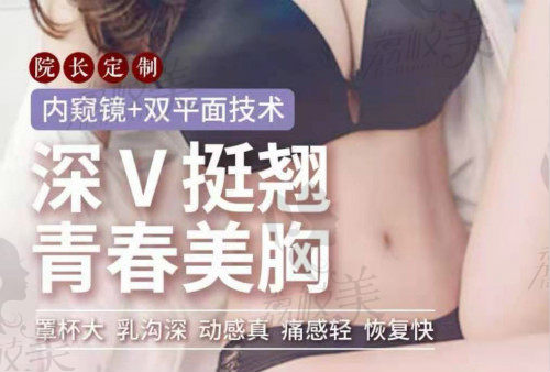 深圳美芮医疗美容医院胸部整形项目技术与价格
