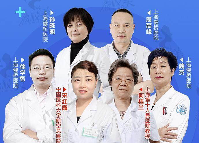 上海健桥疤痕胎记医院团队
