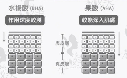 果酸换肤和水杨酸换肤作用深度