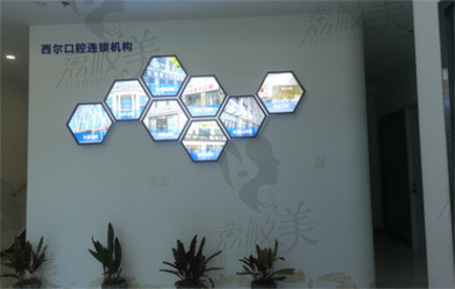 北京西尔口腔连锁展示墙