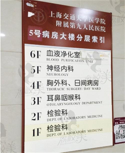 上海第九人民医院分层引索