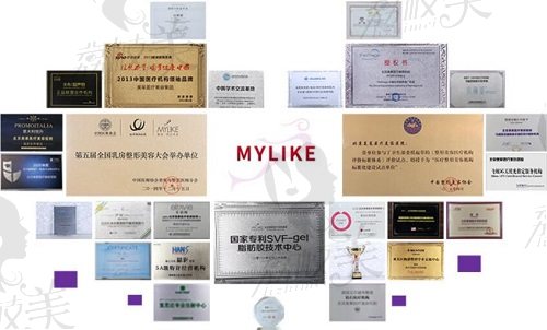 北京美莱荣誉认证