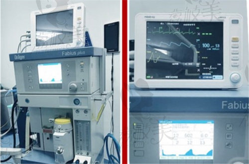 吳振醫(yī)生使用的進口麻醉設備
