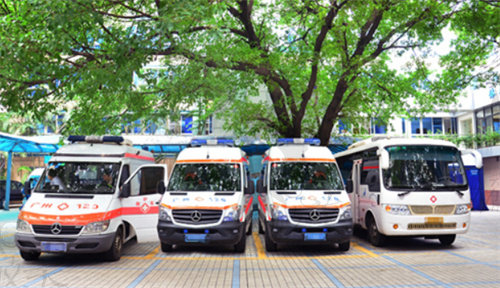 广州荔湾区人民医院医用车辆示意图