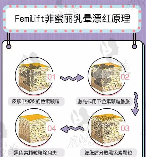 菲蜜丽乳晕漂红的原理