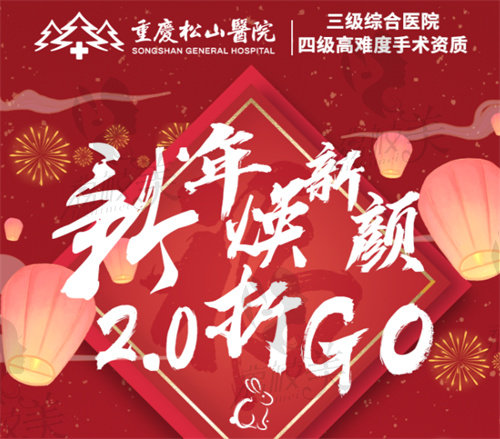 重庆松山医院新年活动标志