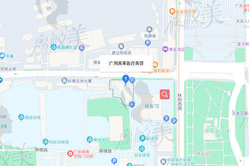 广州美莱整形医院地图地址
