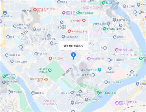 赣州韩美整形美容医院地图地址
