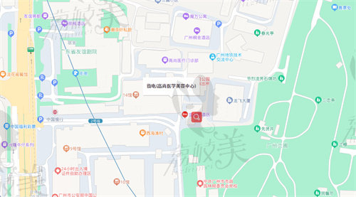 广州高尚整形医院地图地址