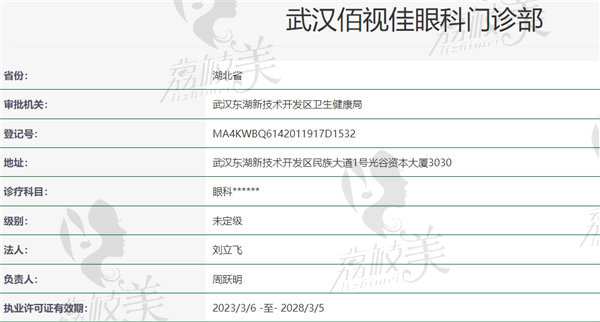 武漢佰視佳眼科醫(yī)院正規(guī)嗎