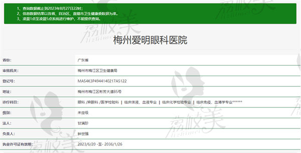 梅州爱明眼科医院