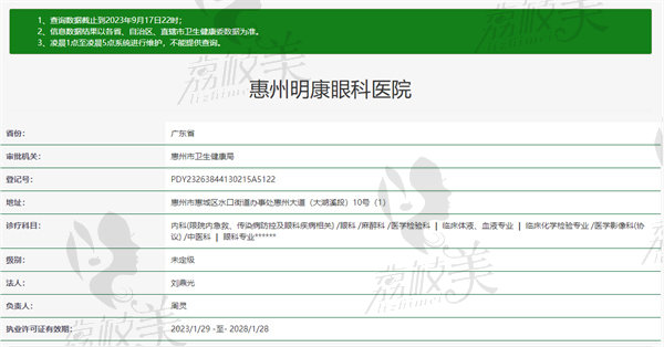 惠州明康眼科医院