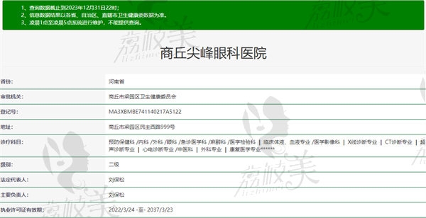商丘尖峰眼科醫(yī)院怎么樣
