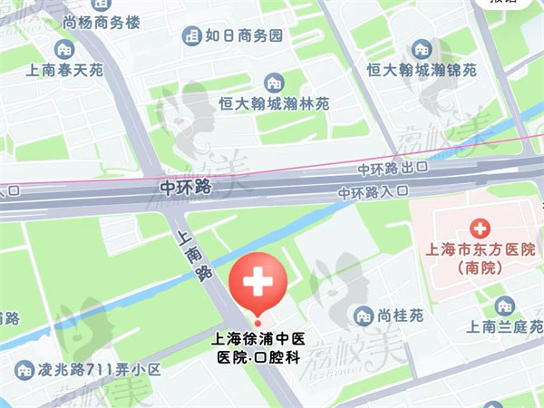 上海徐浦中医医院口腔科周边图