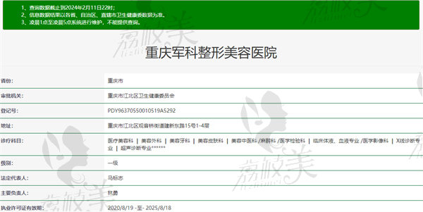 重慶軍科疤痕醫(yī)院簡介