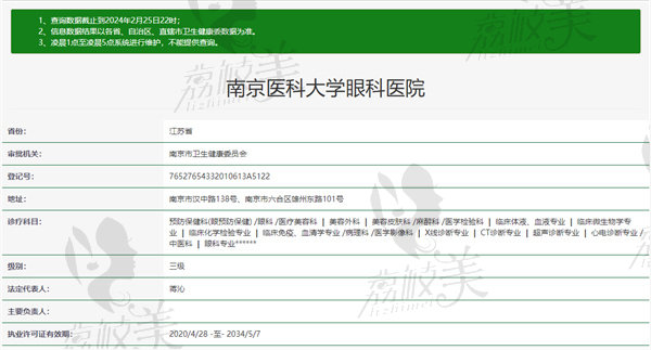南京医科大学眼科医院设施设备
