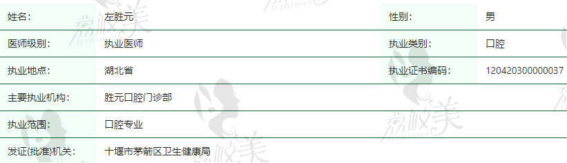 十堰勝元口腔門(mén)診部