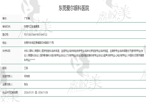 东莞爱尔眼科医院