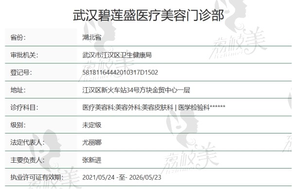 武汉碧莲盛医疗美容门诊部正规吗