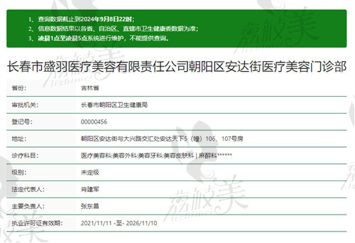 长春盛羽医疗美容门诊部正规吗