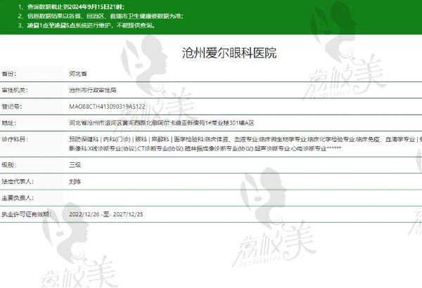 沧州爱尔眼科医院正规吗