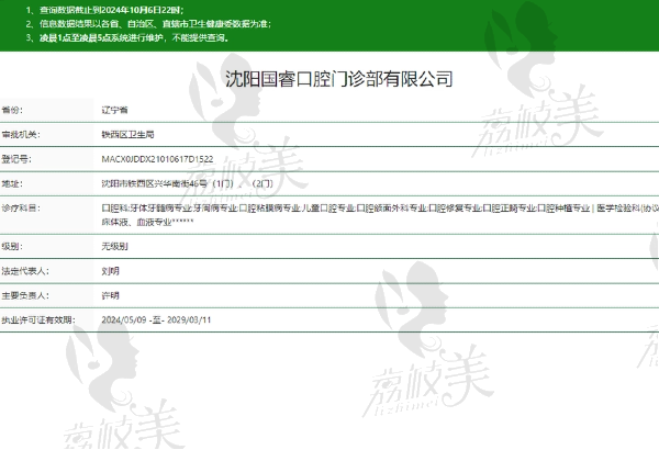 沈阳国睿口腔正规吗