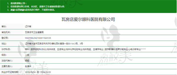 大连瓦房店爱尔眼科医院怎么样