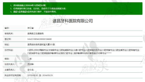 遂昌牙科医院是正规医院吗