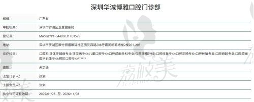 深圳华诚博雅口腔简介