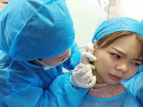 李花停注射钻石微雕鼻实例